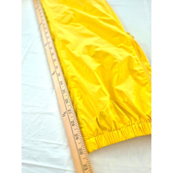 L L Bean Gortex Rain Work Gear Mens Med Yellow Jacket with Hood & Pants - Picture 11 of 12